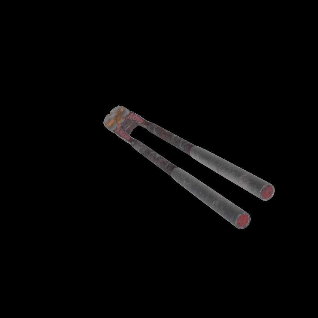 Bolt Cutters Low-poly 3D model_13