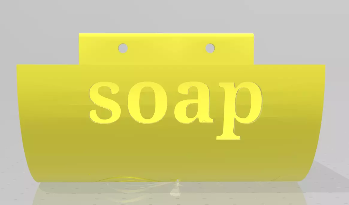 Soap holder 3D print model_0