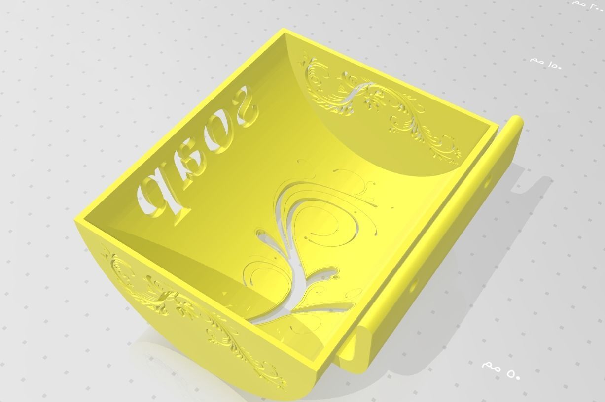 Soap holder 3D print model_4