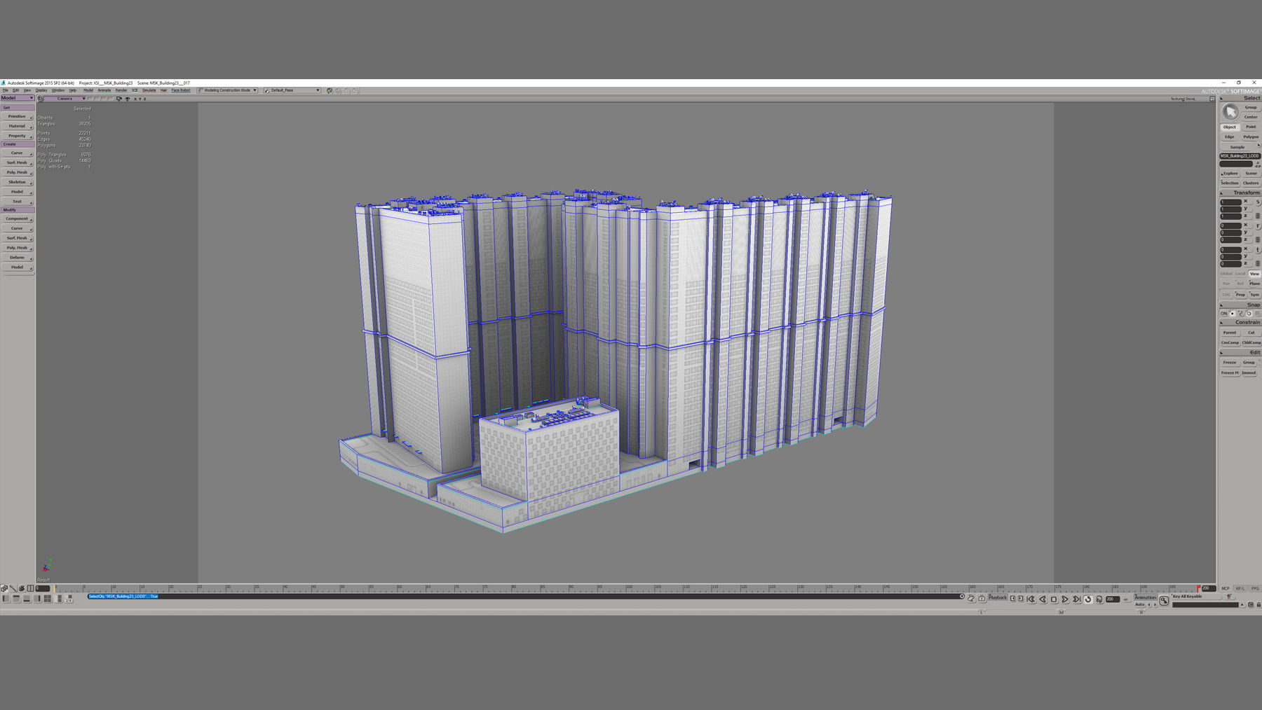 MSK Building 23 airbus Low-poly 3D model_29