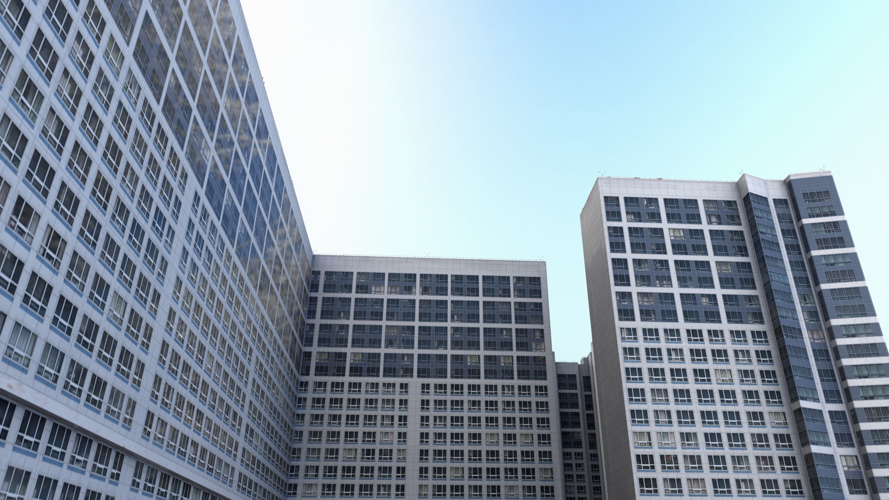 MSK Building 23 airbus Low-poly 3D model_14