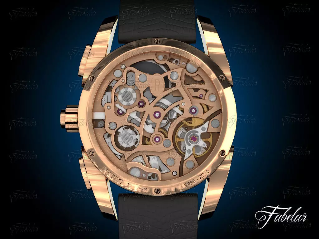 Watch mechanism 3D model