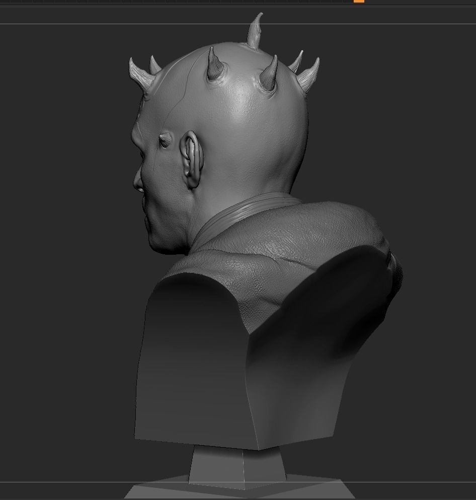 Darth Maul Bust 3D print model_15