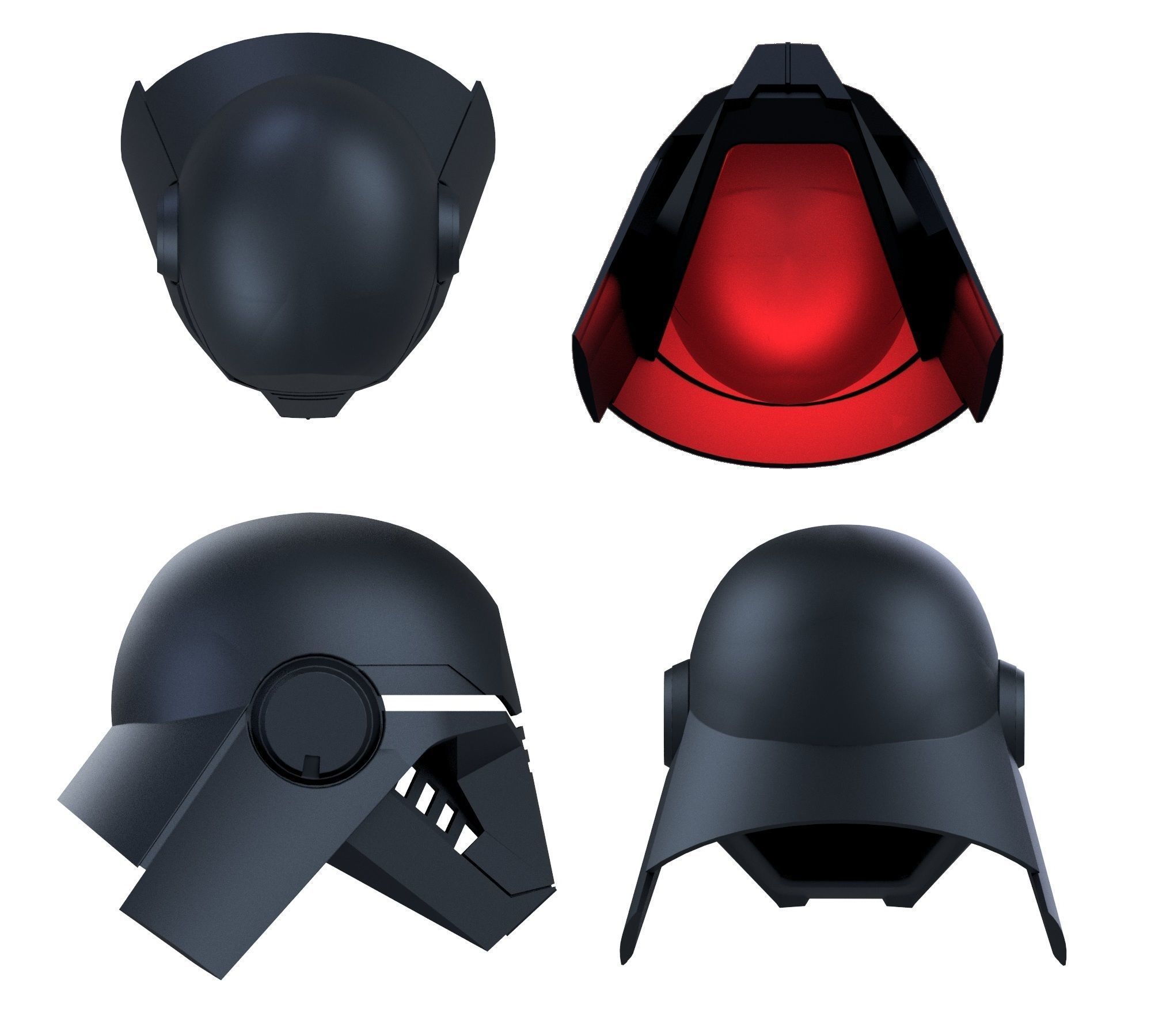 Second Sister helmet Star Wars Fallen Order 3D print model_3