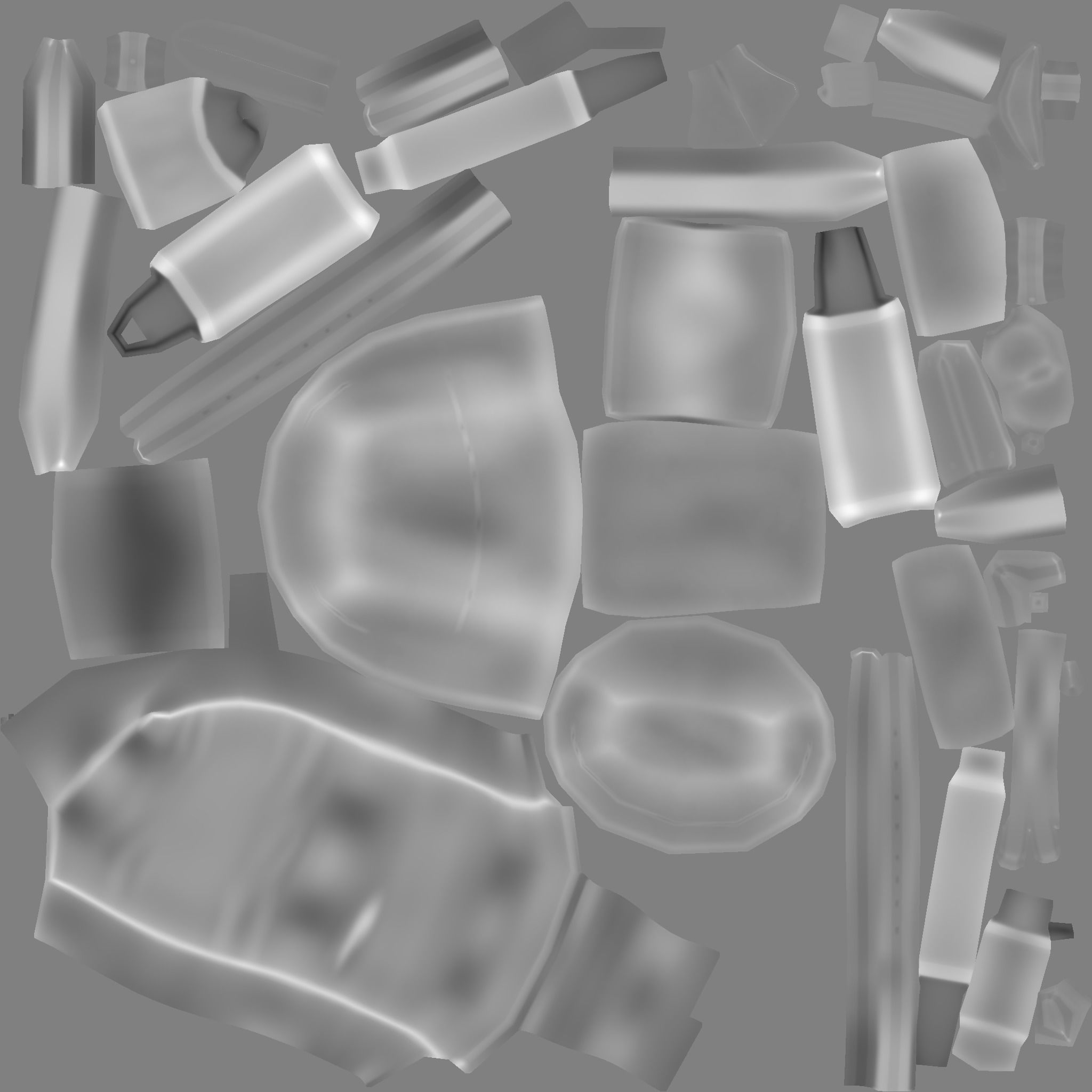 Forest Camouflage Backpack - Character Military Low-poly 3D model_19