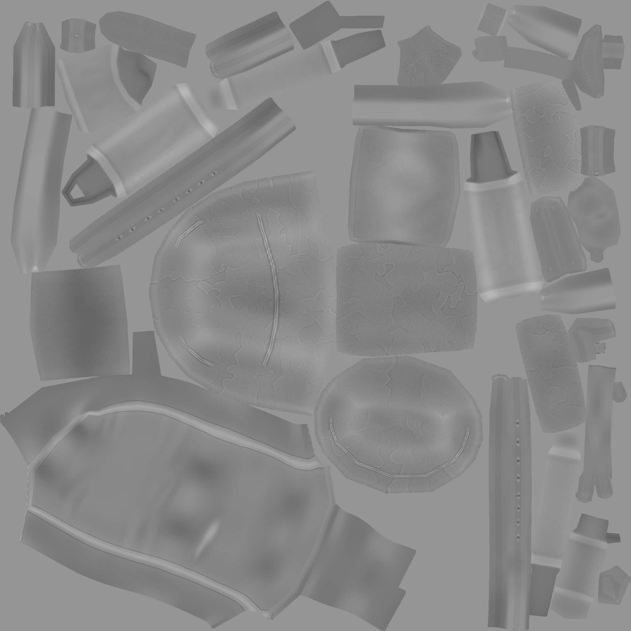 Forest Camouflage Backpack - Character Military Low-poly 3D model_20