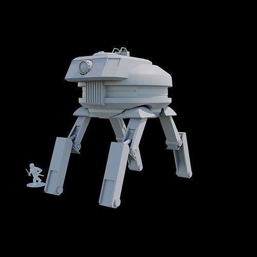 CYBER WAR MACHINE 3D PRINTABLE MODEL 3D print model