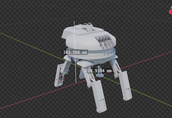 CYBER WAR MACHINE 3D PRINTABLE MODEL 3D print model_1
