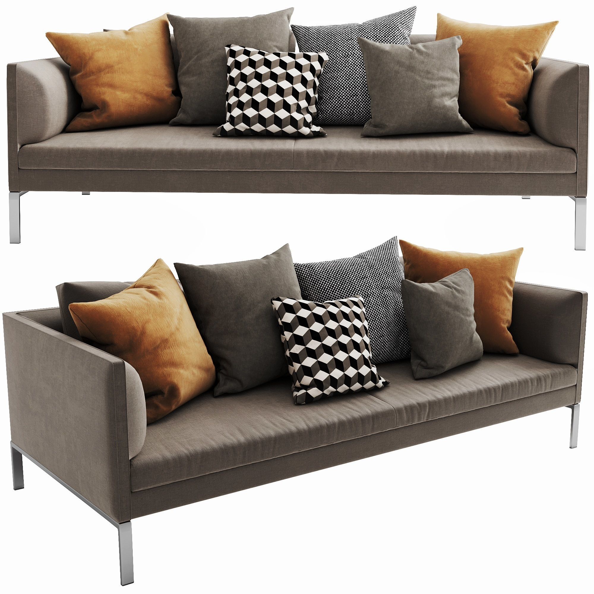 Paul Sofa 3D model_1