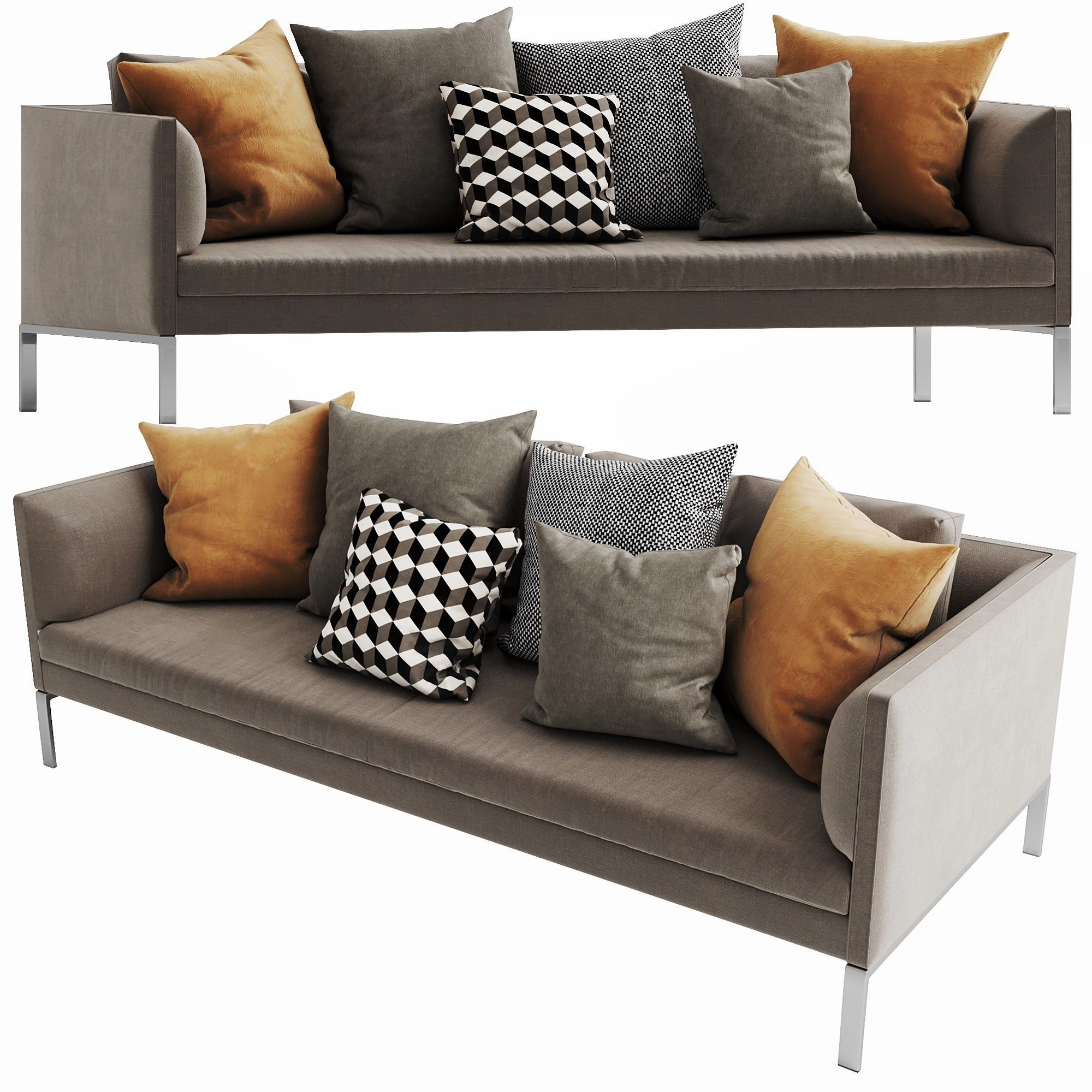 Paul Sofa 3D model_3