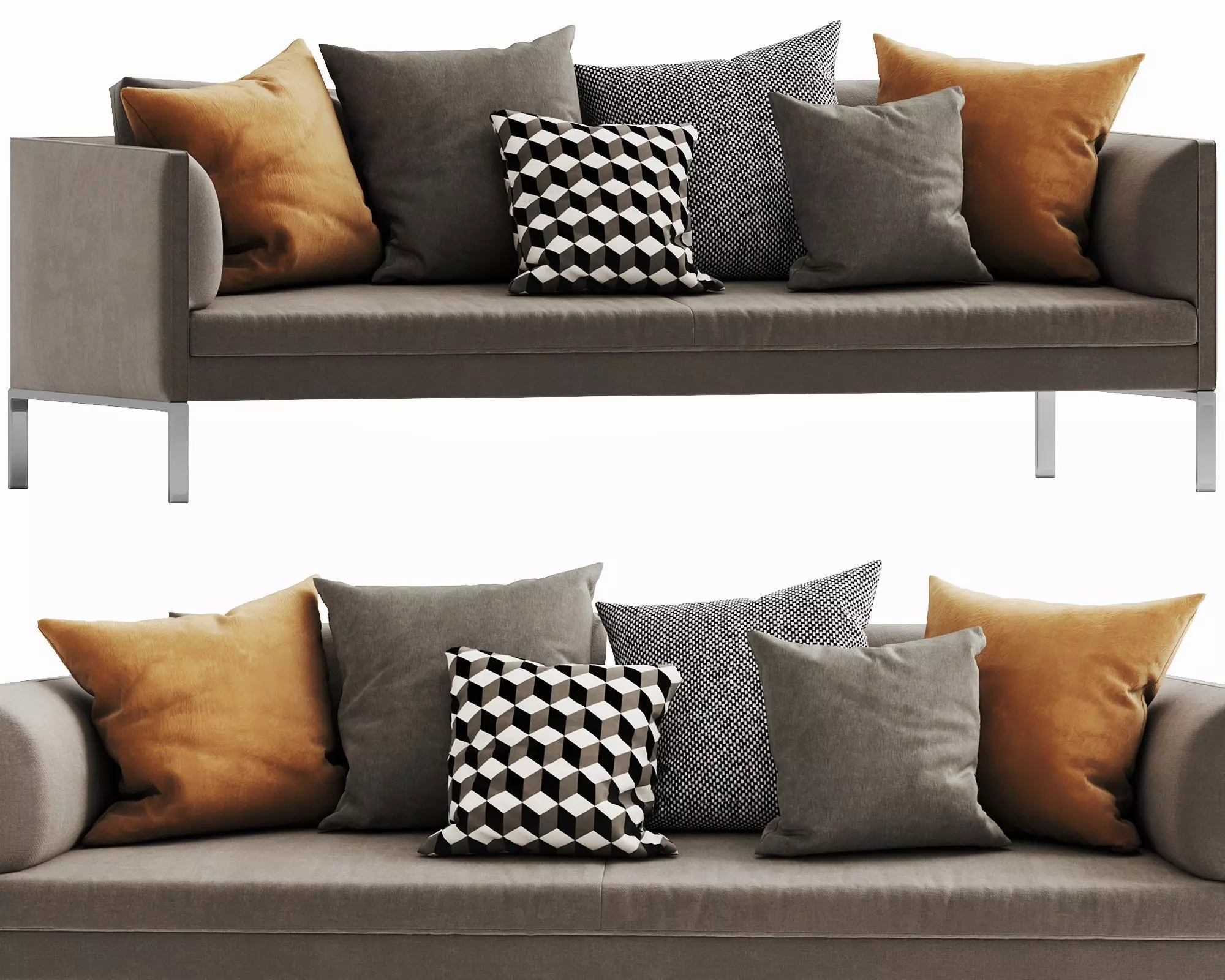 Paul Sofa 3D model_0