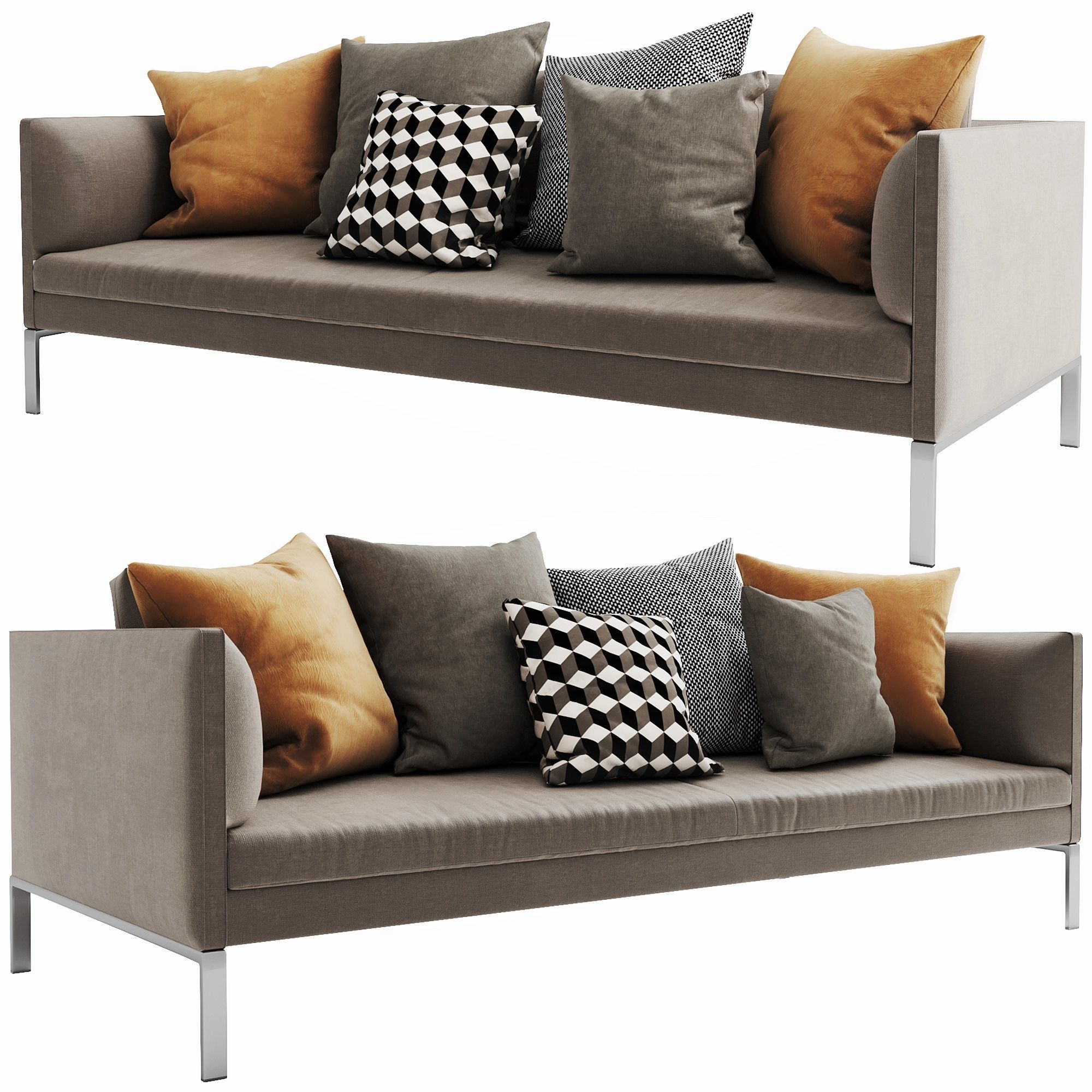 Paul Sofa 3D model_2