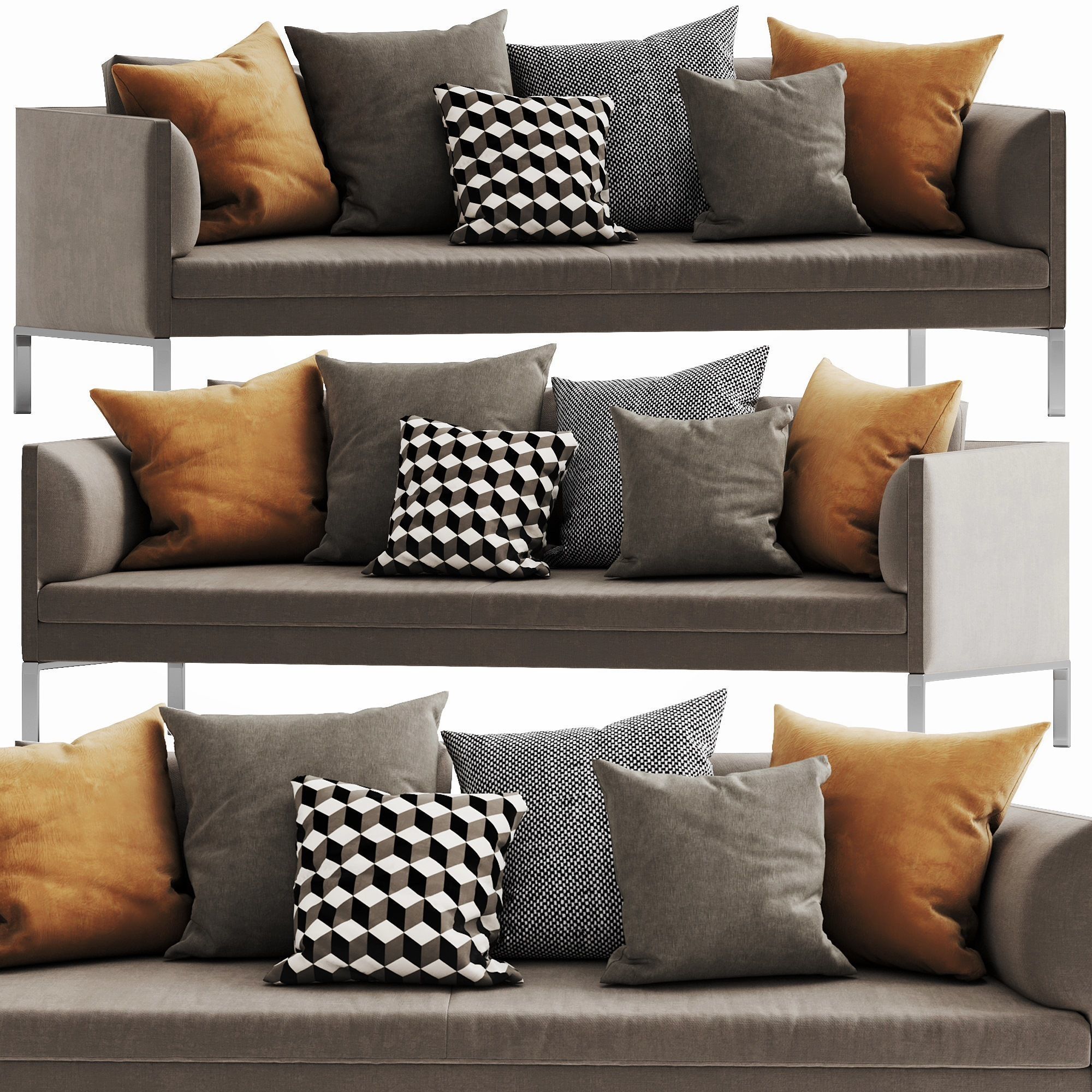 Paul Sofa 3D model_5