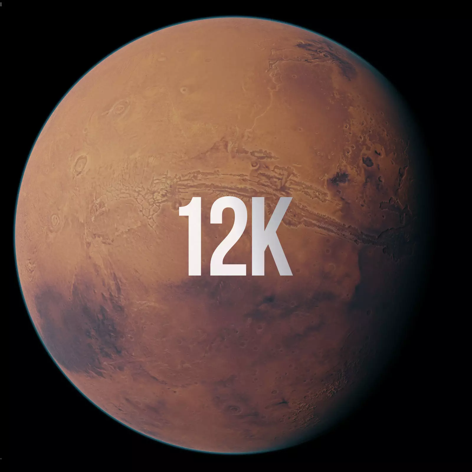Planet Mars 12K 3D model