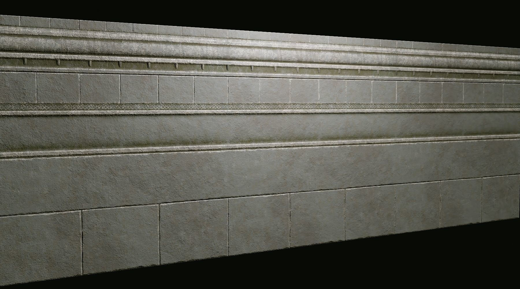 Trim Sheets Low-poly 3D model_5