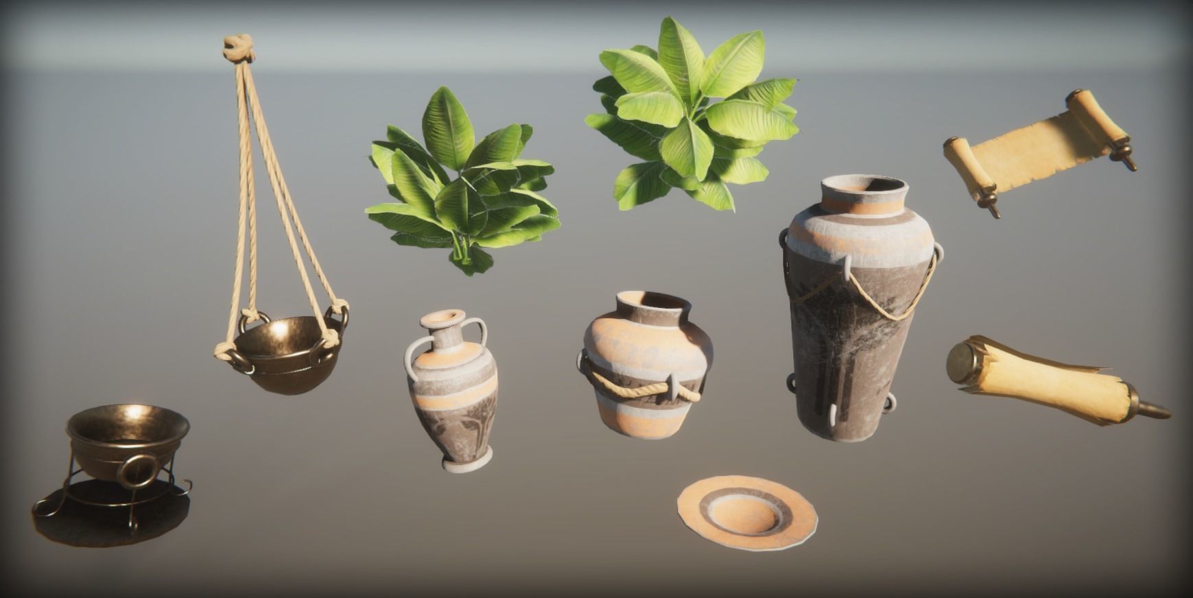 Ancient Egypt Temple 3D model_11