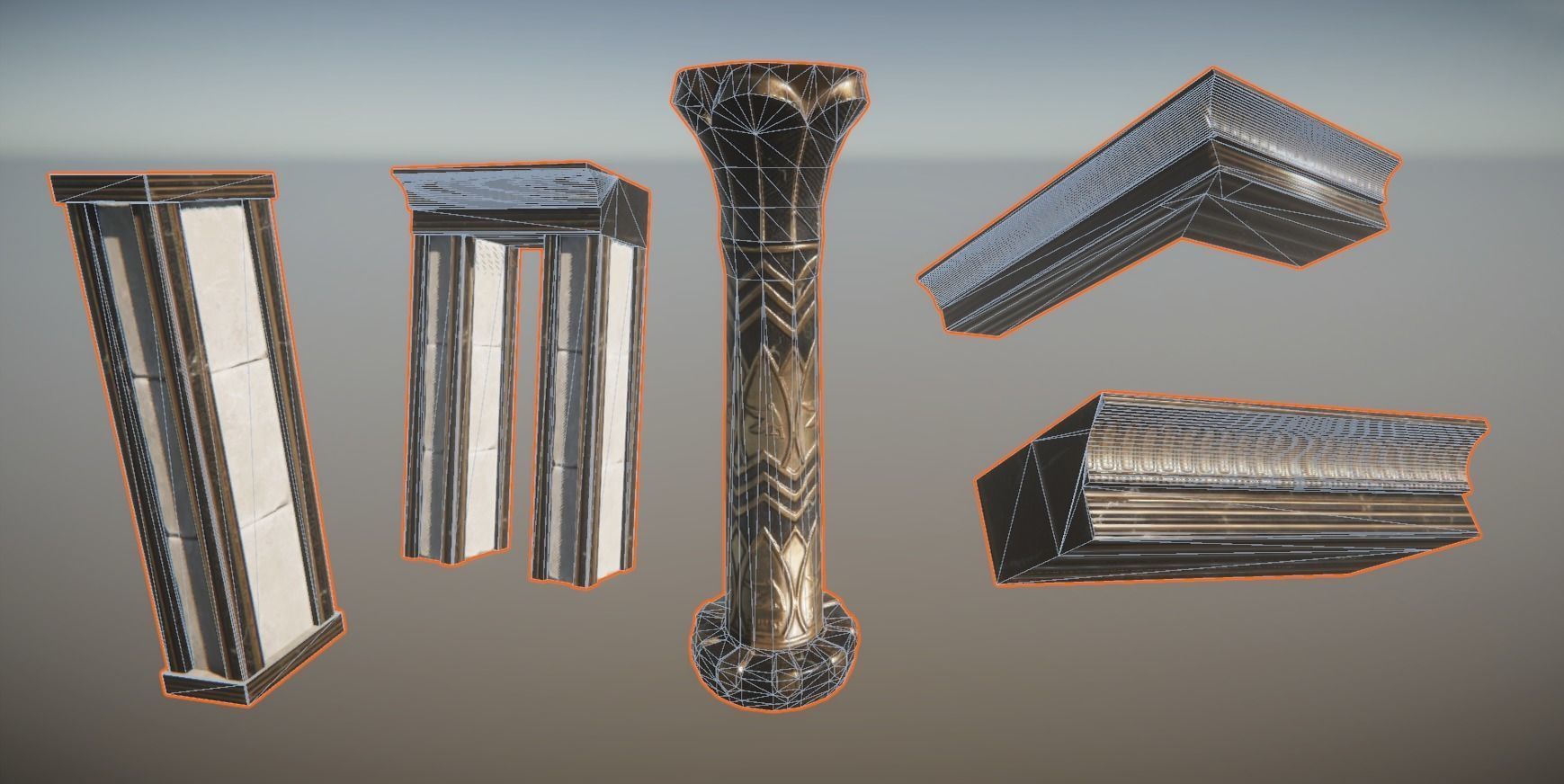 Ancient Egypt Temple 3D model_18