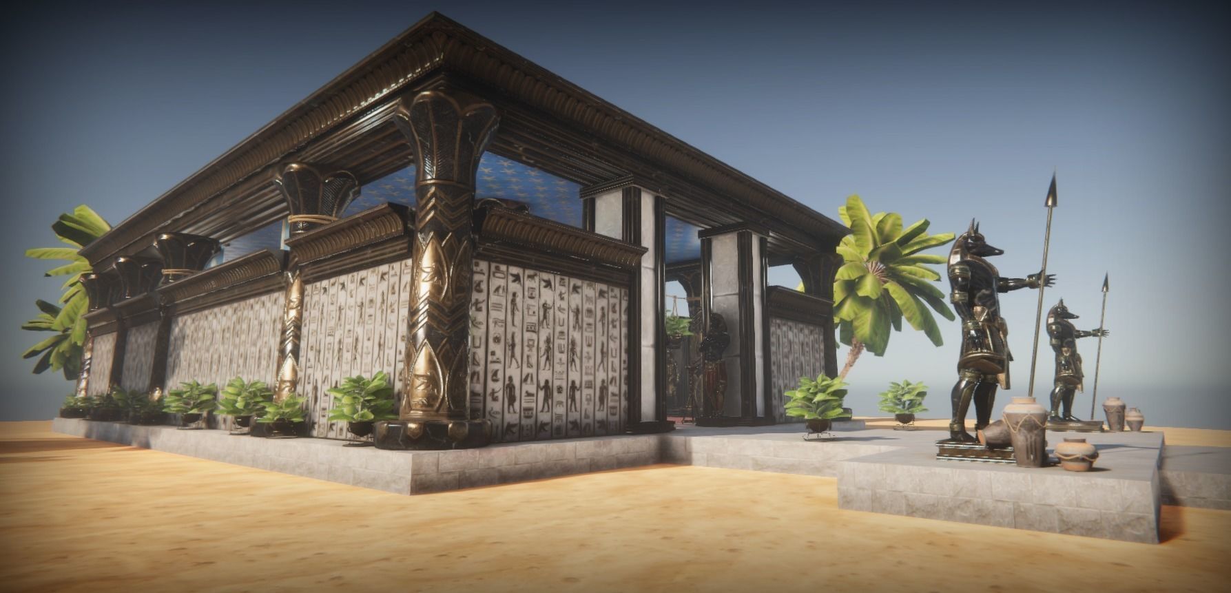 Ancient Egypt Temple 3D model_2