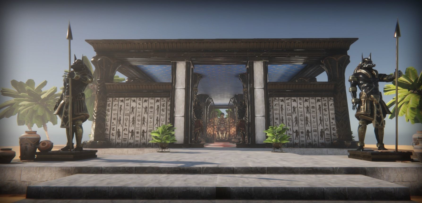 Ancient Egypt Temple 3D model_3