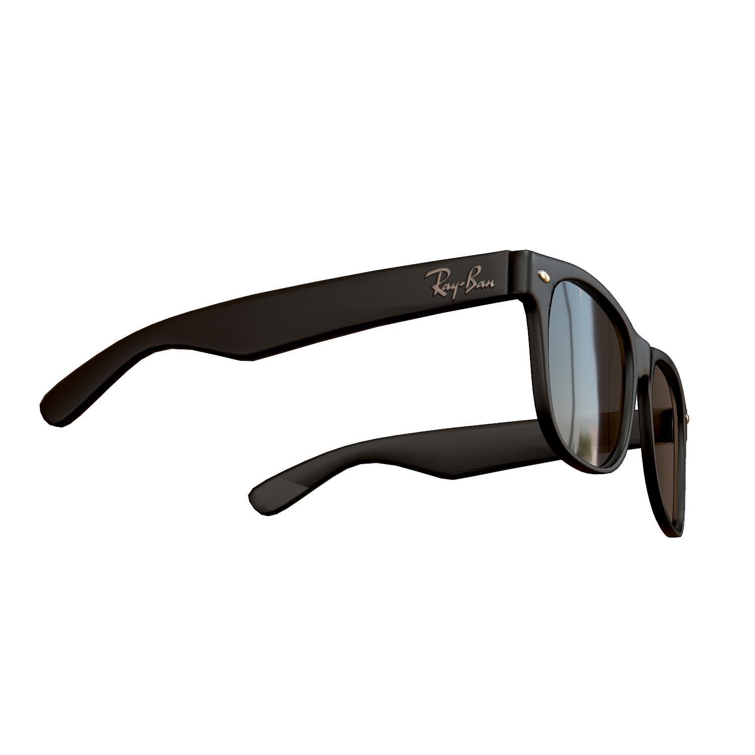 Ray-Ban Wayfarer Sunglasses Low-poly 3D model_22