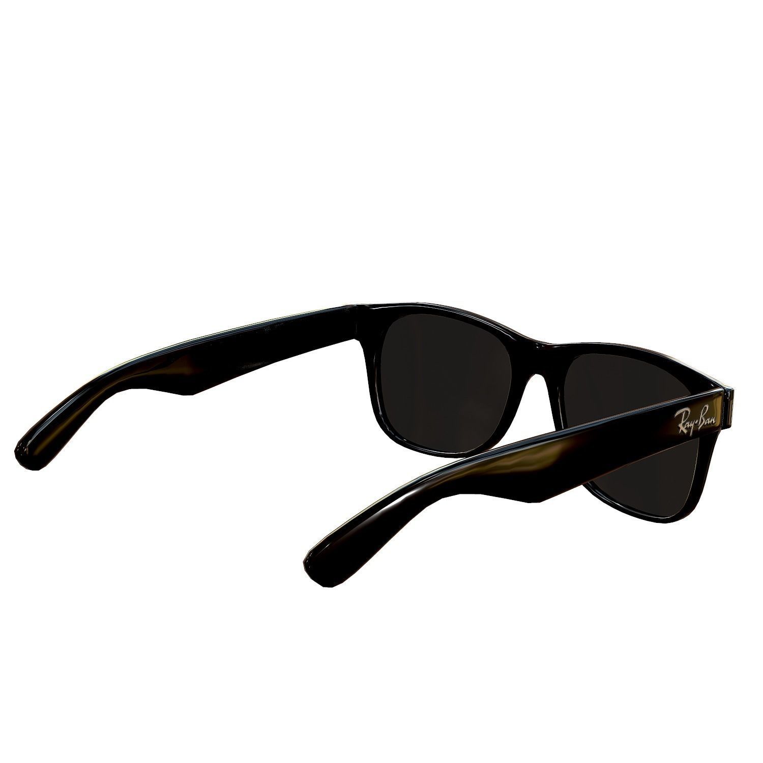 Ray-Ban Wayfarer Sunglasses Low-poly 3D model_29