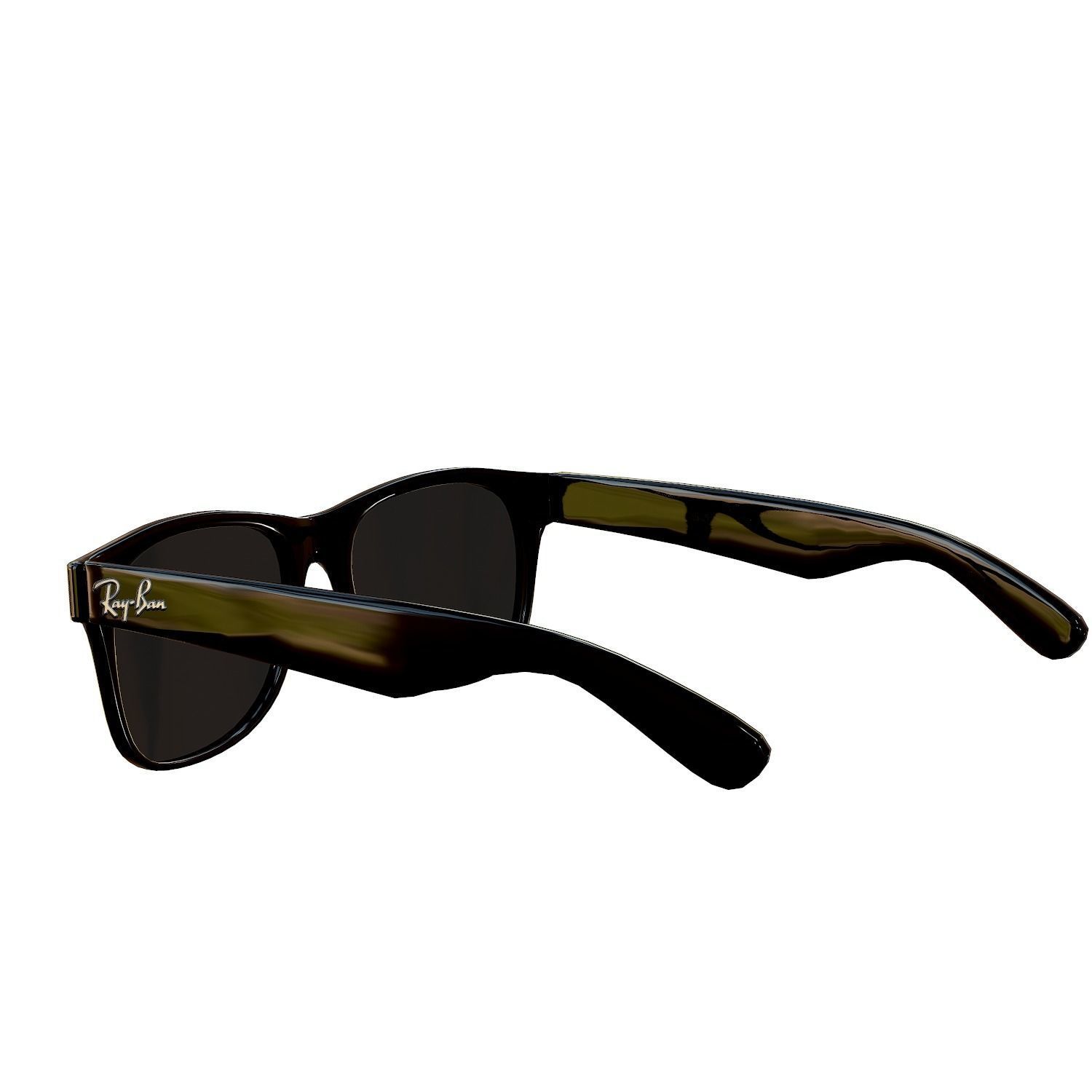 Ray-Ban Wayfarer Sunglasses Low-poly 3D model_27