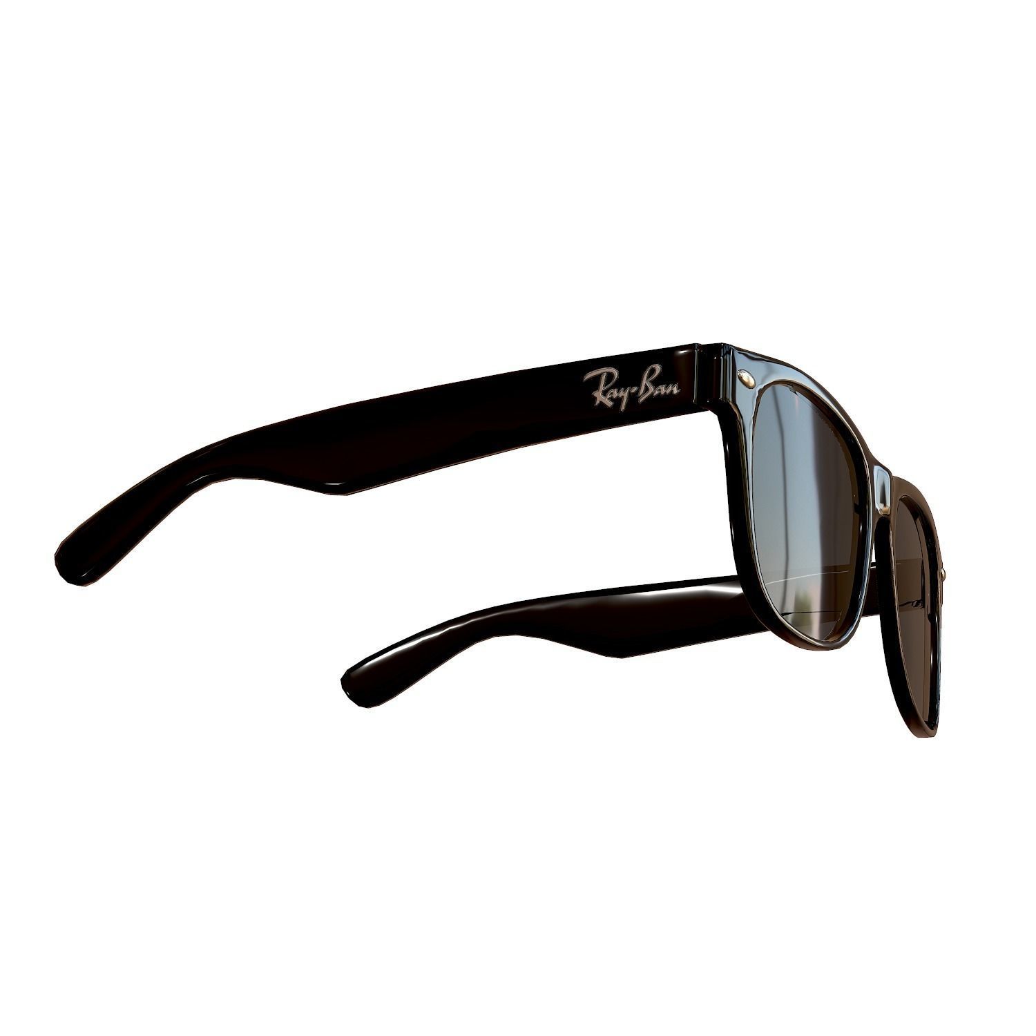 Ray-Ban Wayfarer Sunglasses Low-poly 3D model_23