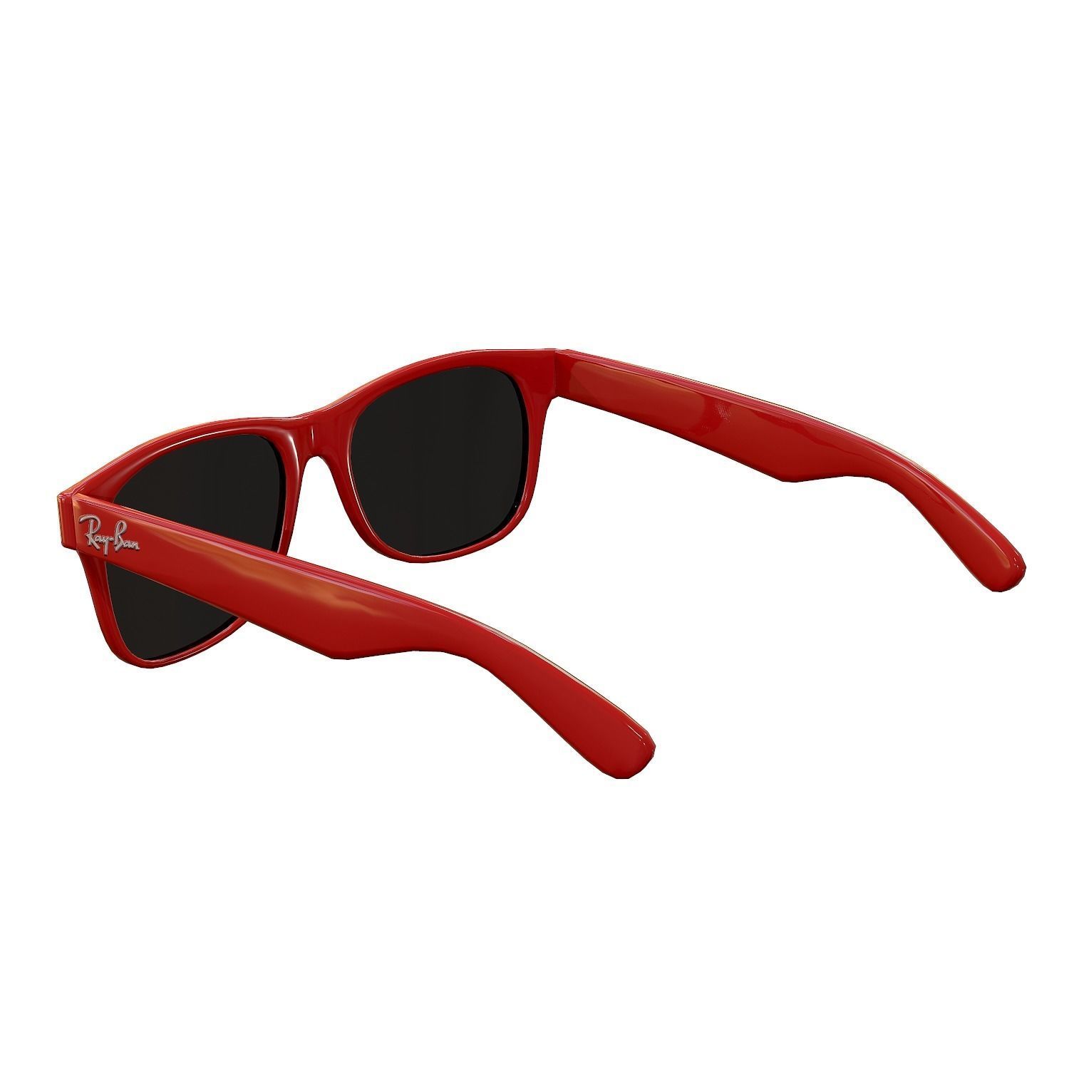 Ray-Ban Wayfarer Sunglasses Low-poly 3D model_15