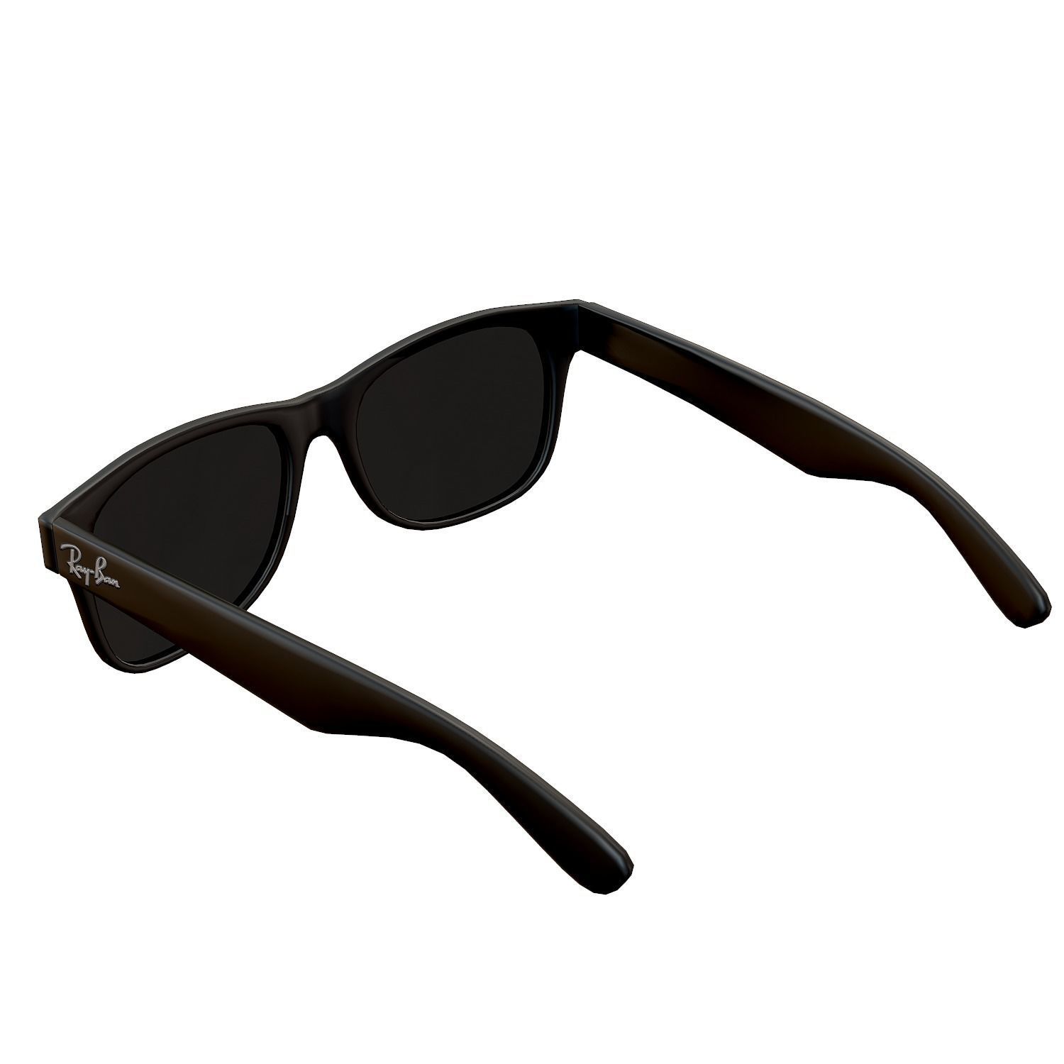 Ray-Ban Wayfarer Sunglasses Low-poly 3D model_21