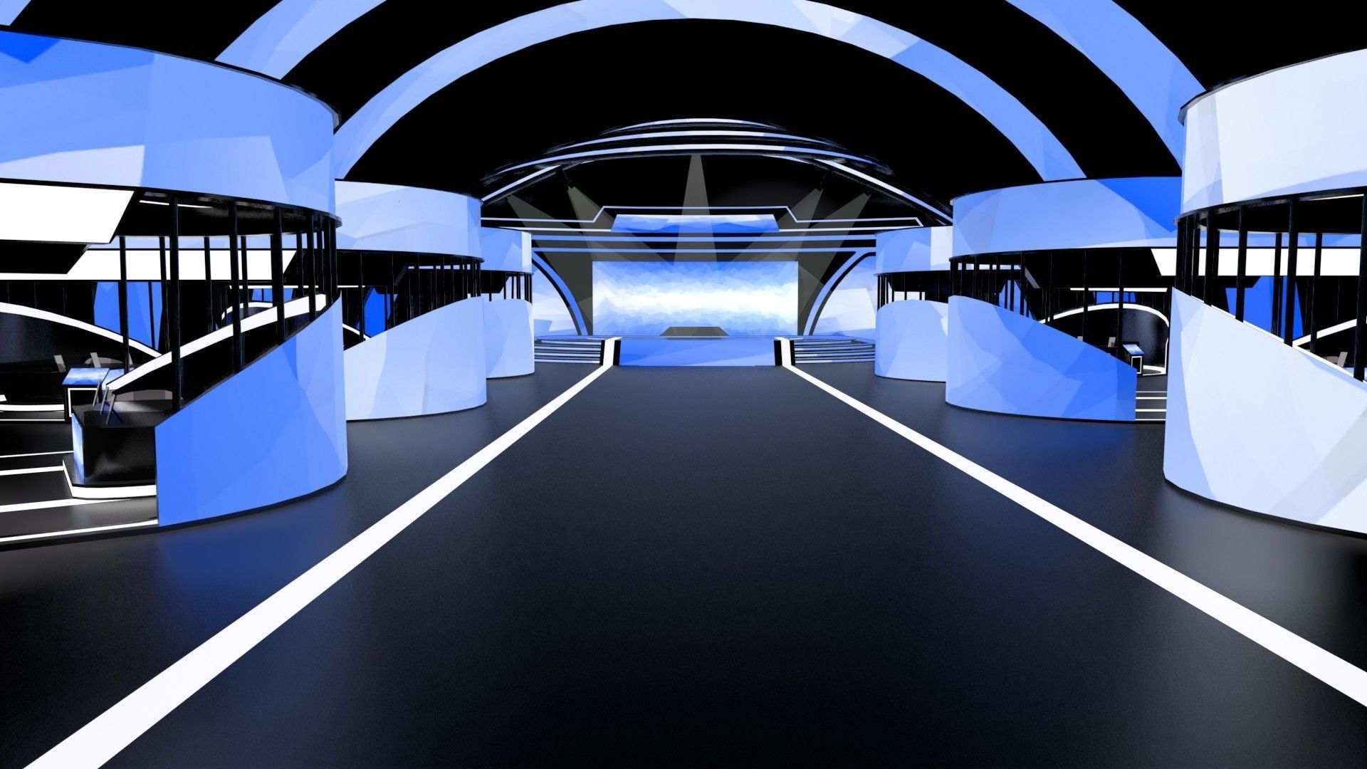 Virtual Stage 3d Model 3D model_1