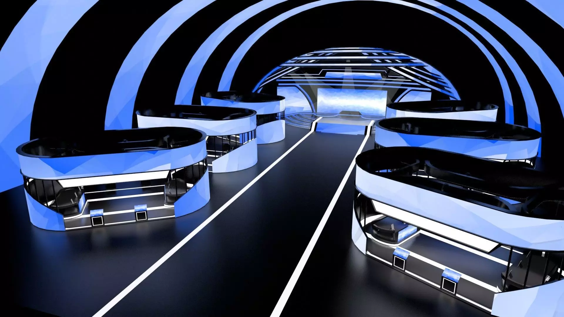 Virtual Stage 3d Model 3D model_0