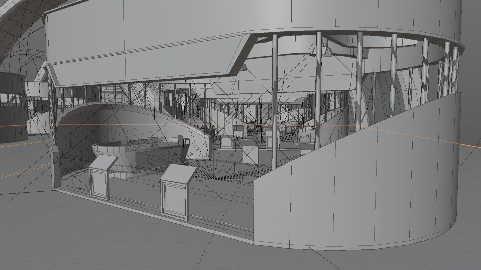 Virtual Stage 3d Model 3D model_7