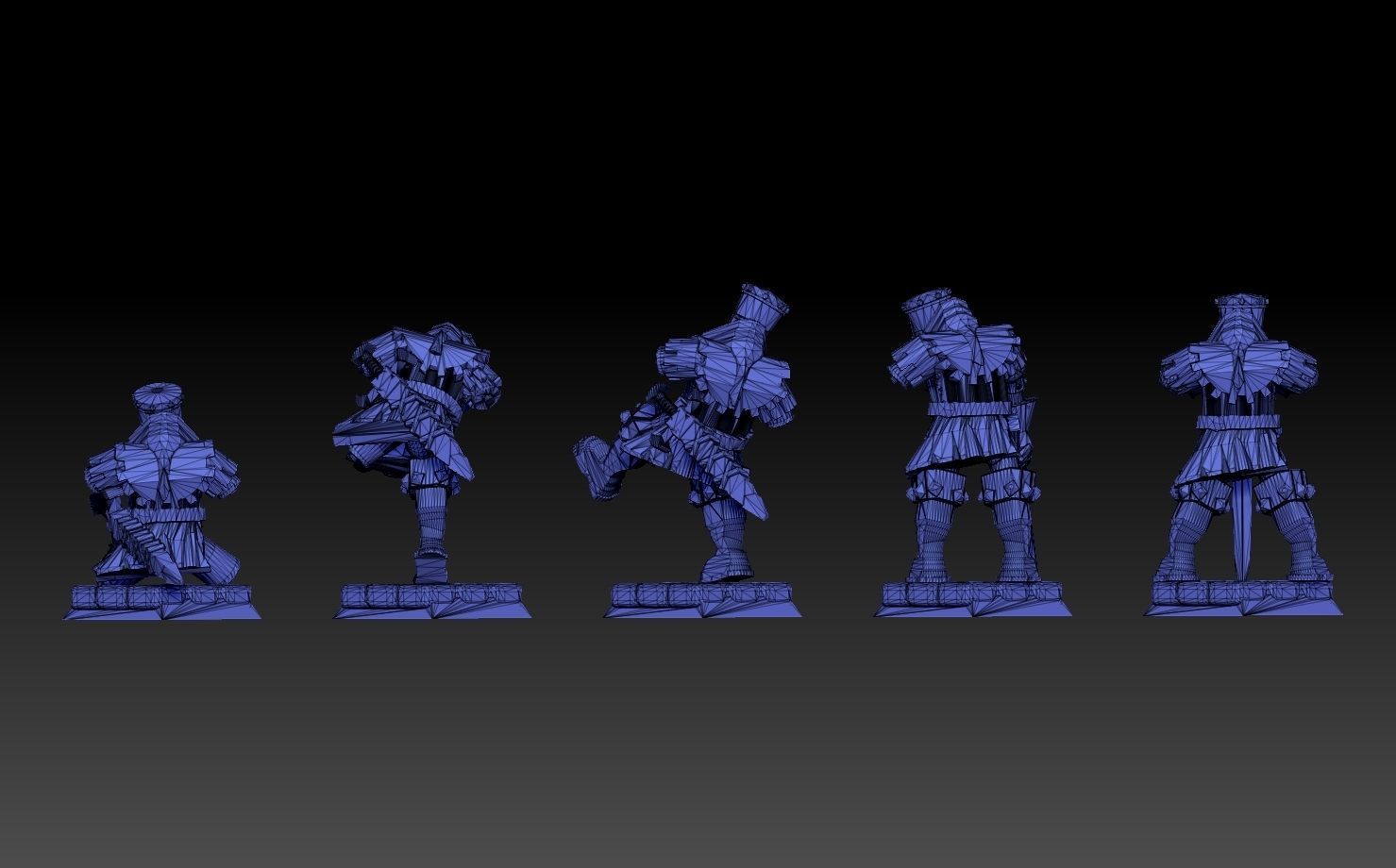 Black Knight Mediumpack 3D print model_12