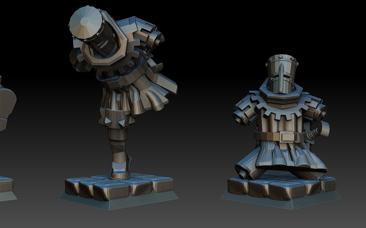 Black Knight Mediumpack 3D print model_9