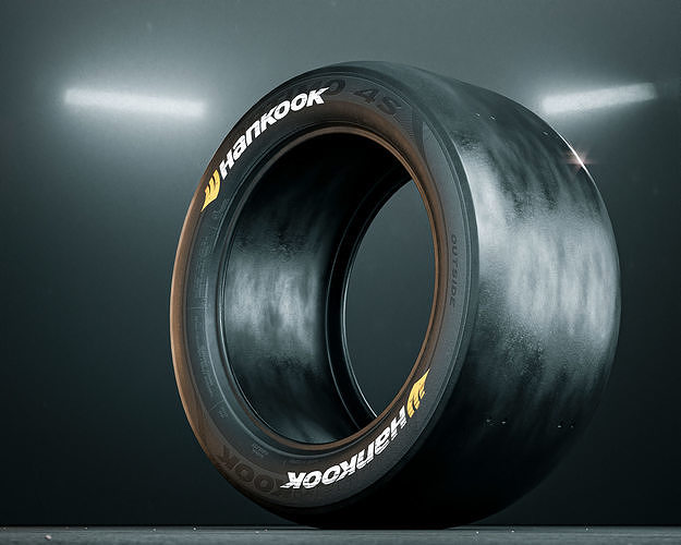Hankook Racing Slick Tire 3D model