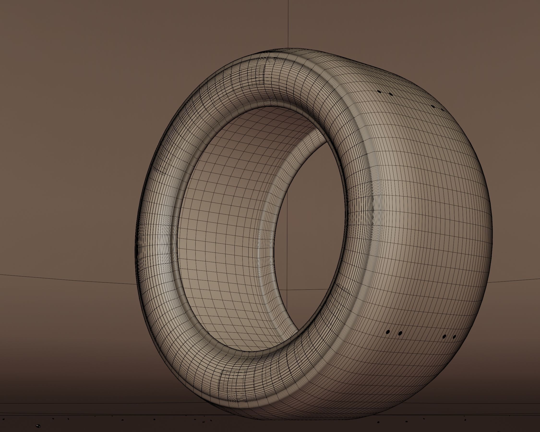 Hankook Racing Slick Tire 3D model_3