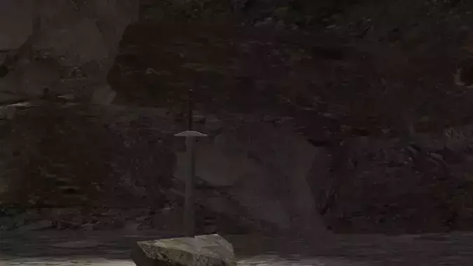 sword and stone cave