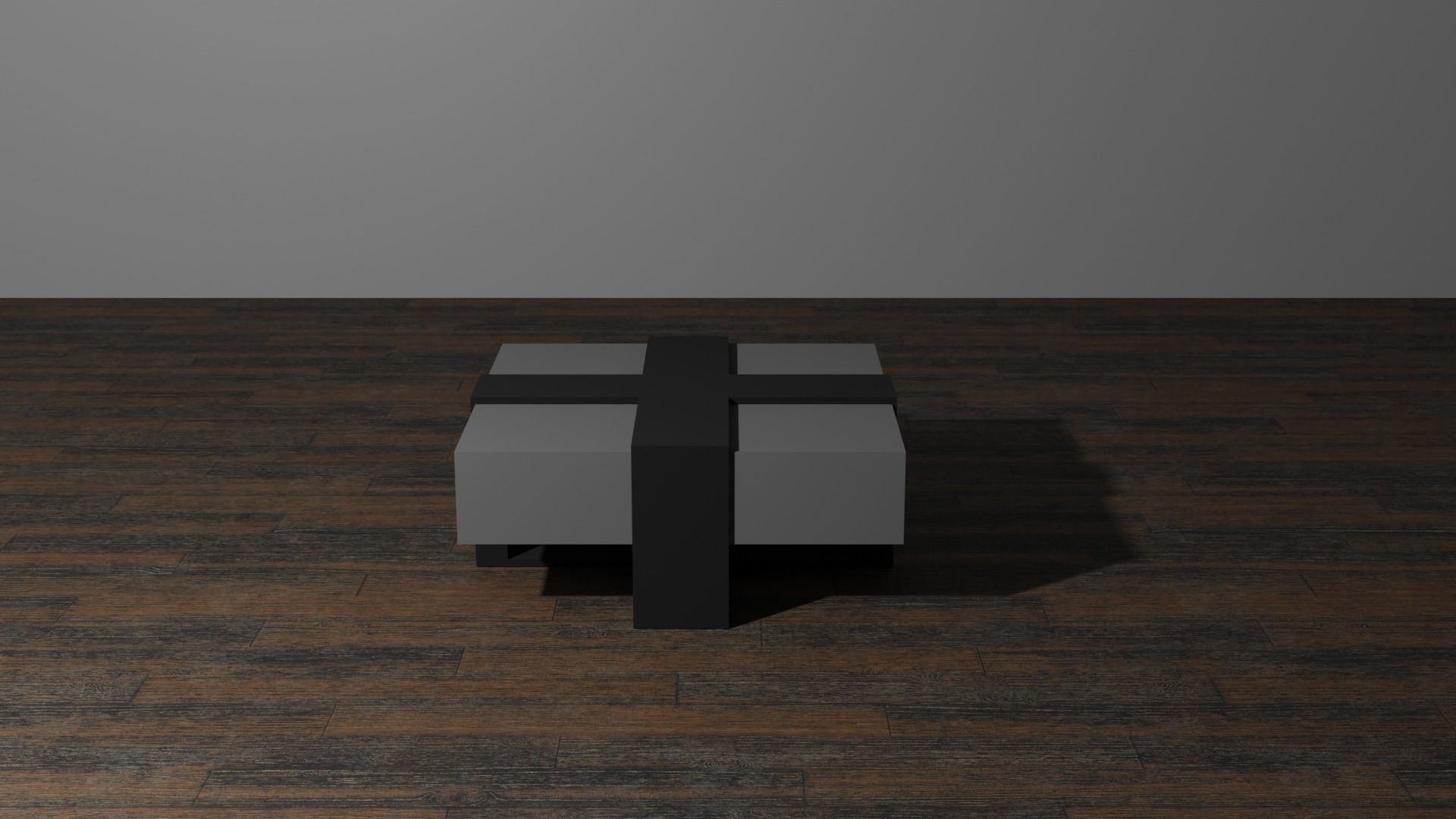 Table coffee Low-poly 3D model_2