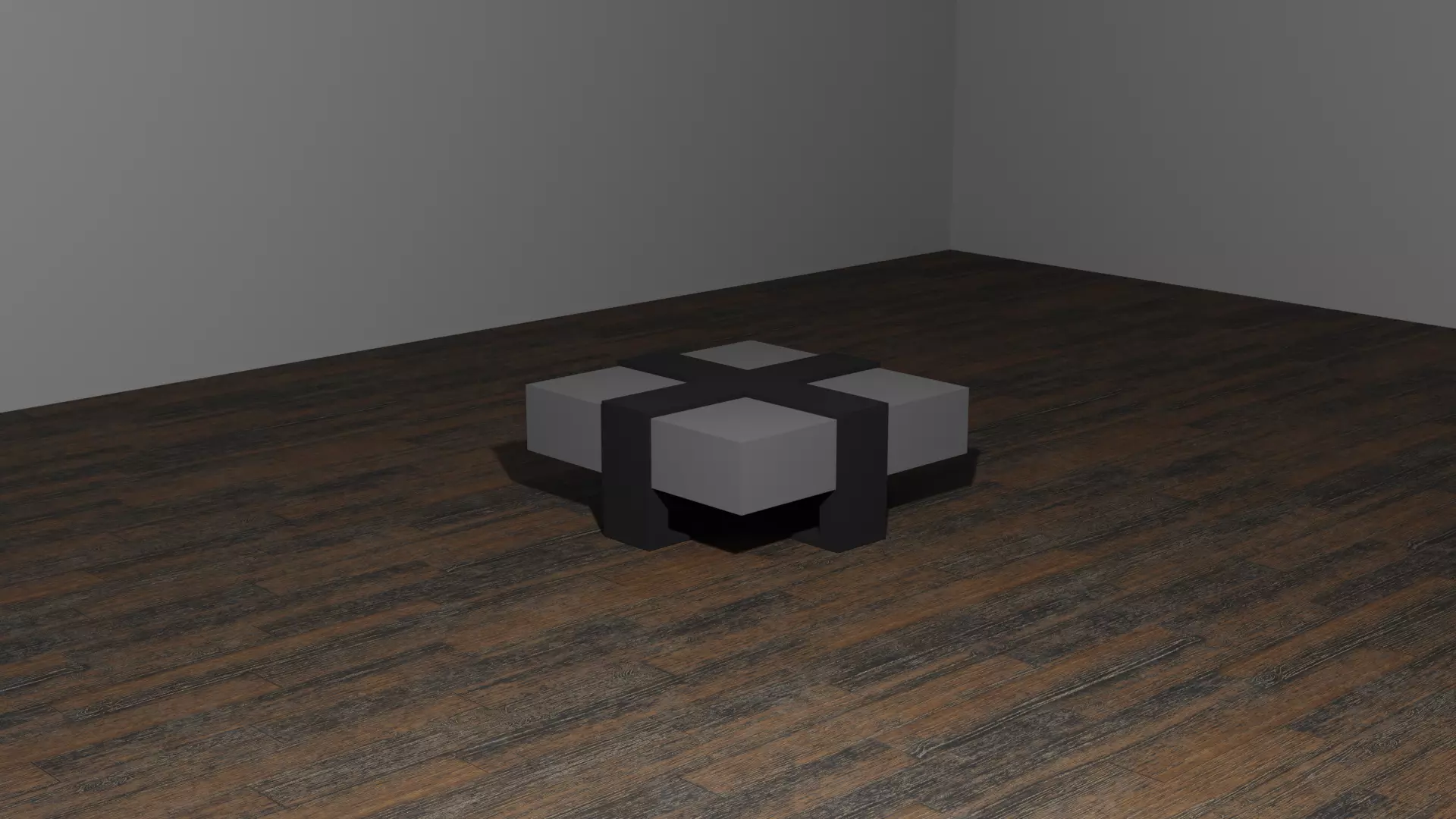 Table coffee Low-poly 3D model_0