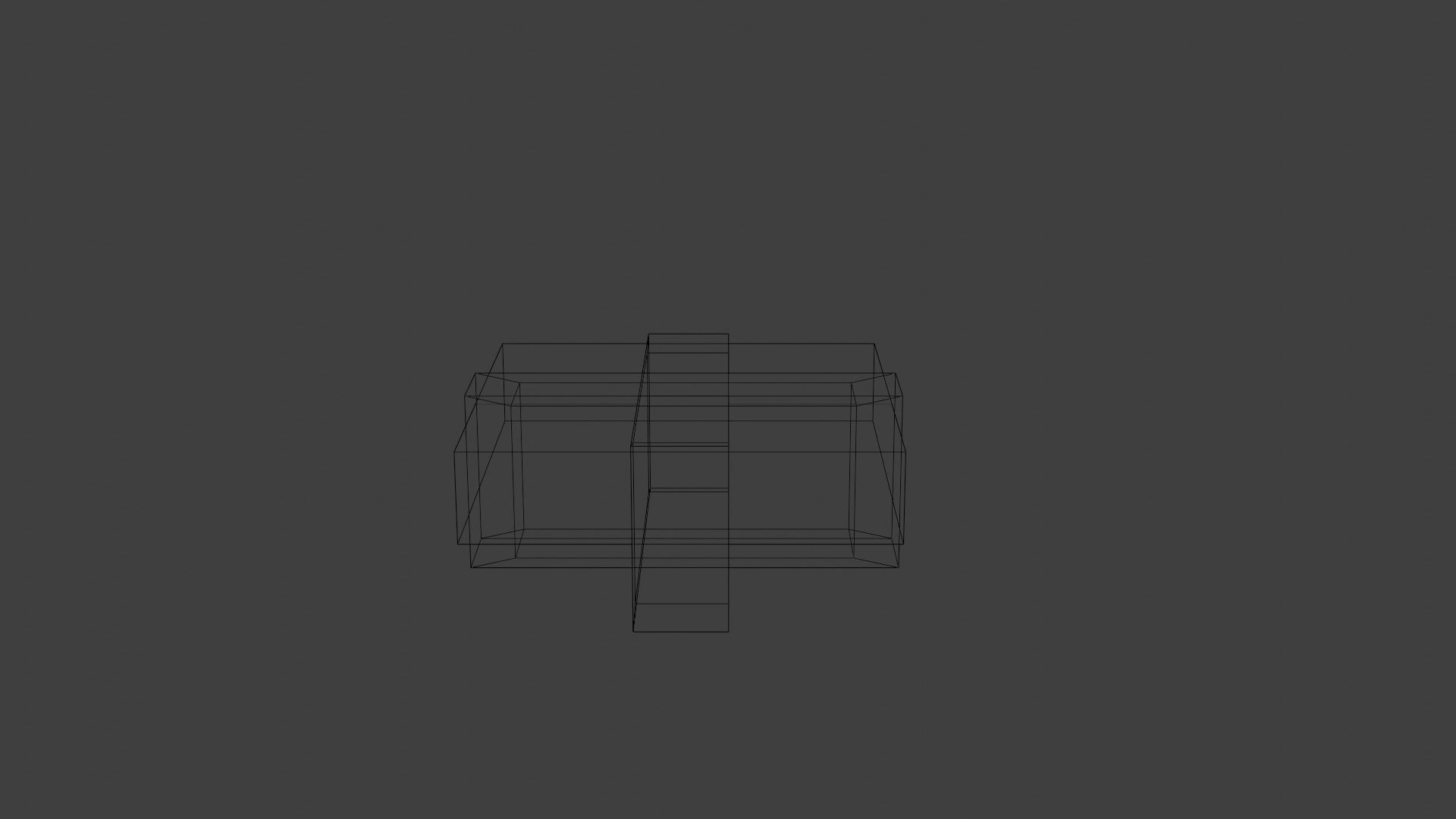 Table coffee Low-poly 3D model_3