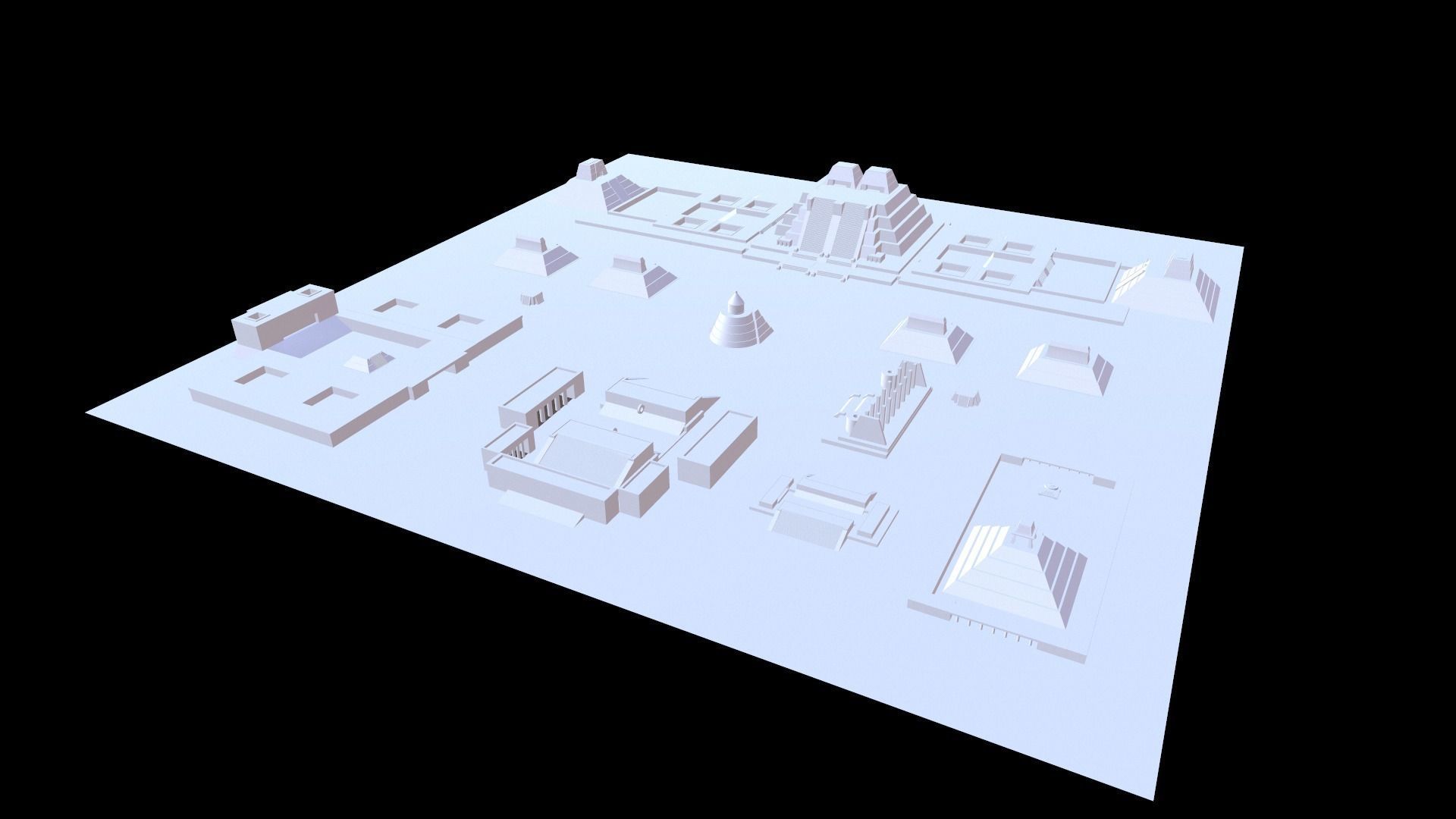 TENOCHTITLAN CITY - TEMPLO MAYOR 3D print model_3