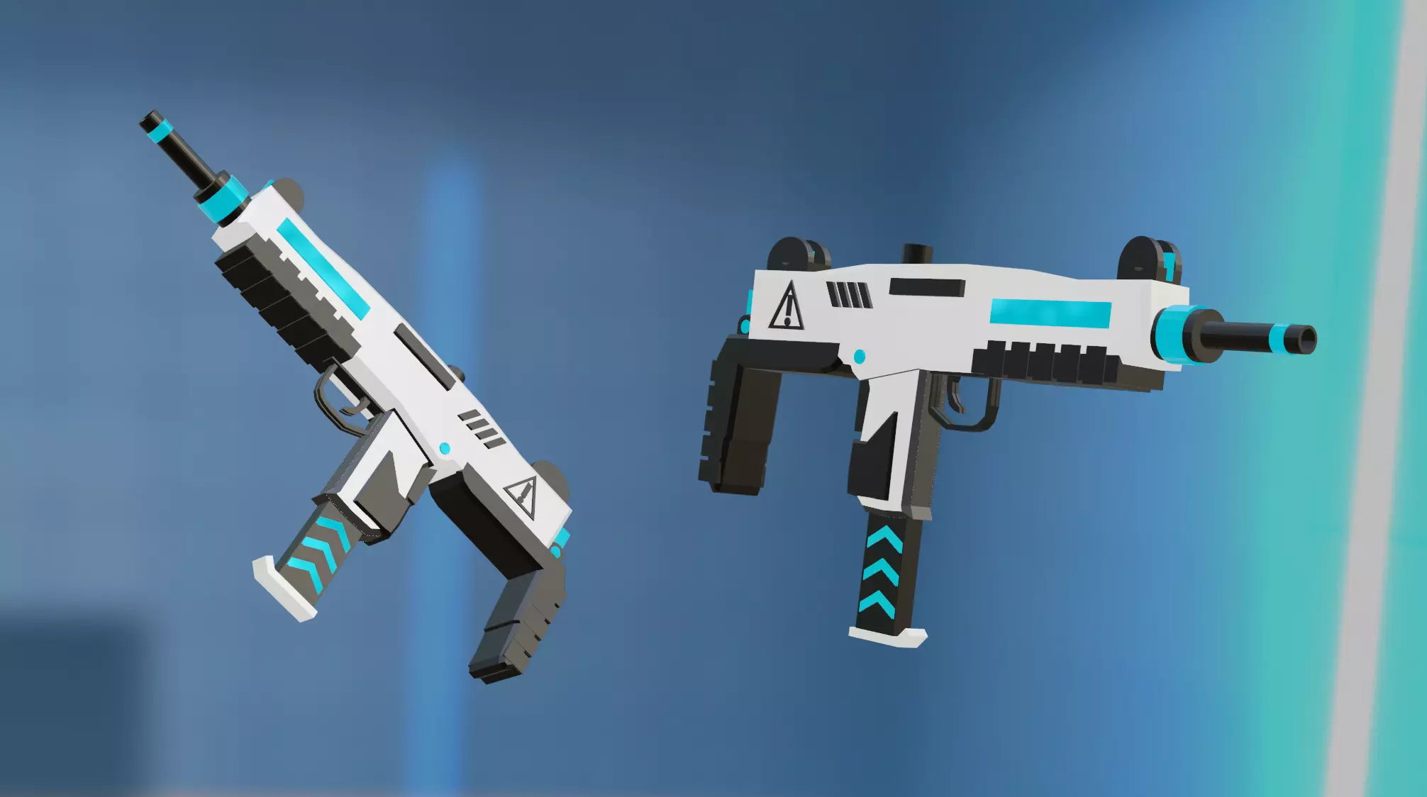 Karlson UZI Remastered Free low-poly 3D model