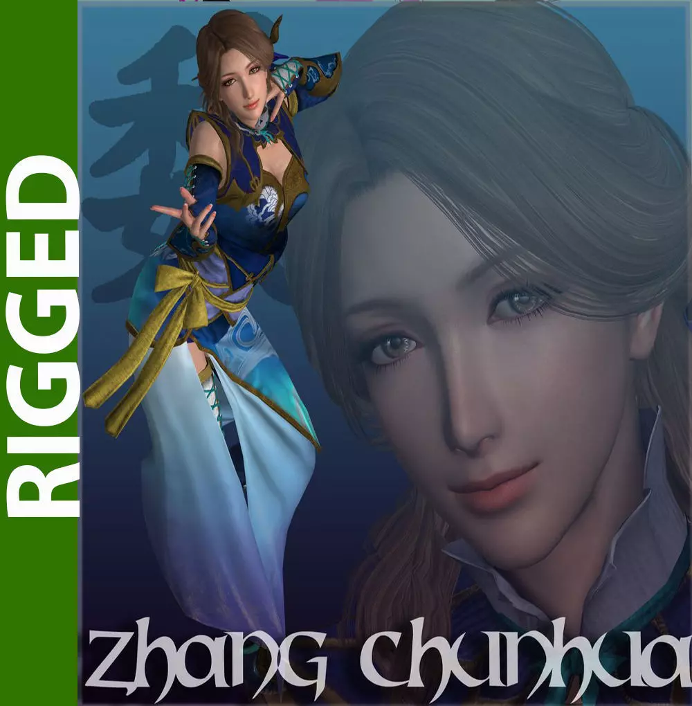 Zhang  Chunhua  3D Rigged Model 3D model_0