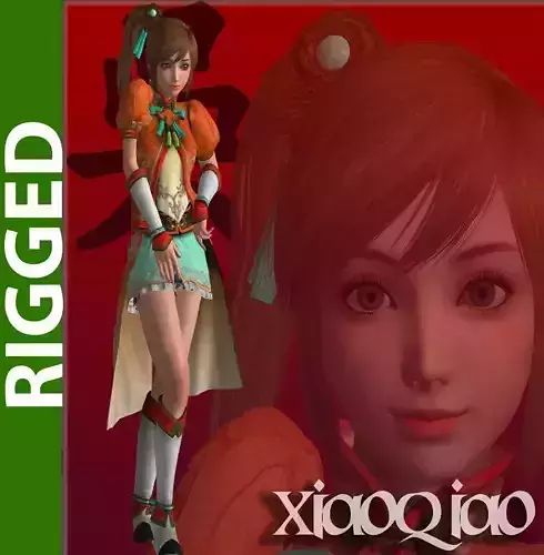 Xiaoqiao 3d Rigged Model