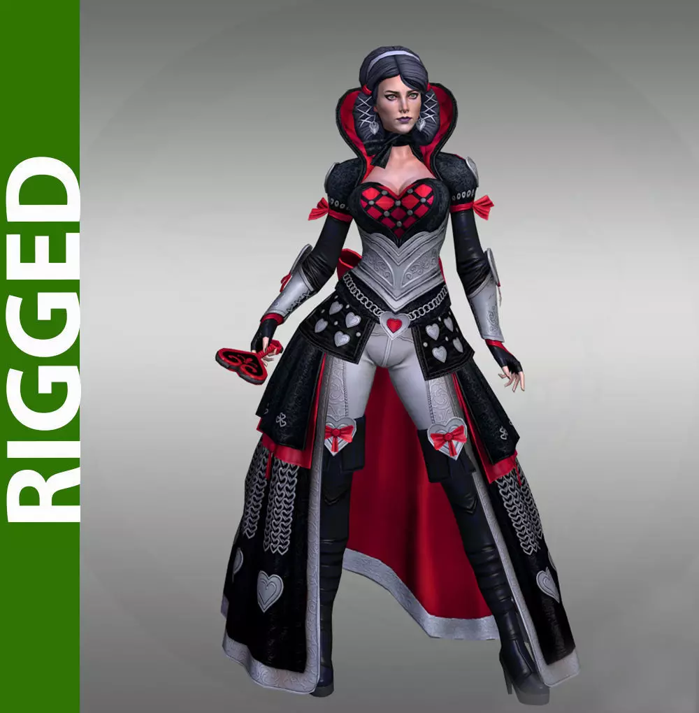 Venus 3D Rigged Model 3D model_0