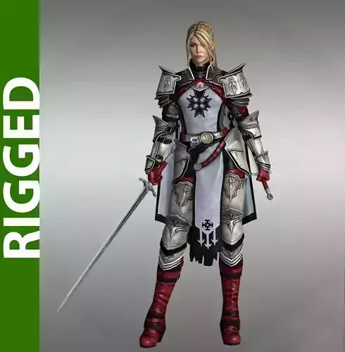 Tallia 3D Rigged Model