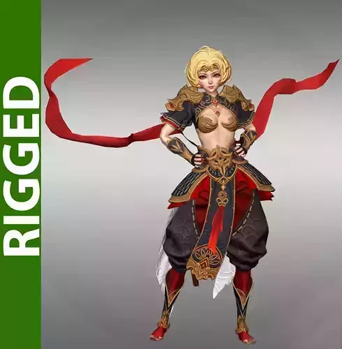 Sun wunkong  3D Rigged Model