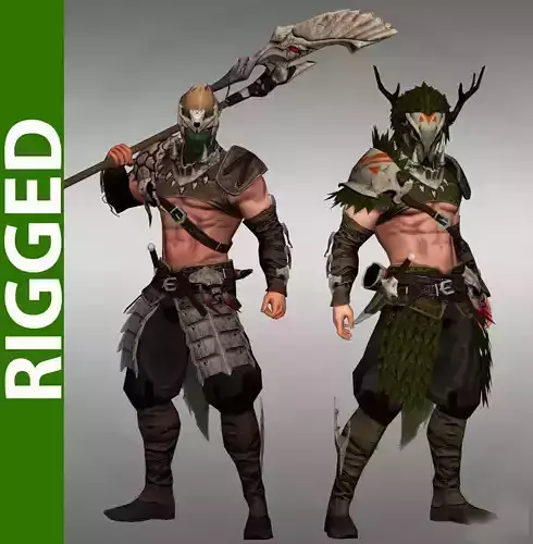 Reak 3D Rigged Model