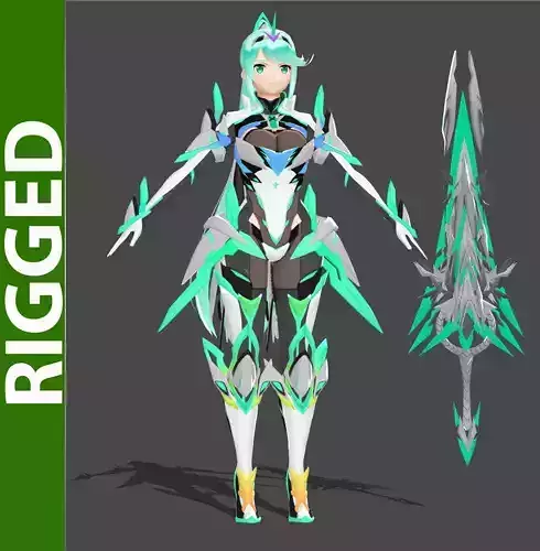 Pneuma 3d Rigged Model