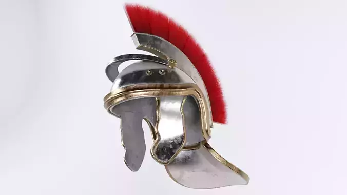 Centurian Helmet Low-poly 3D model